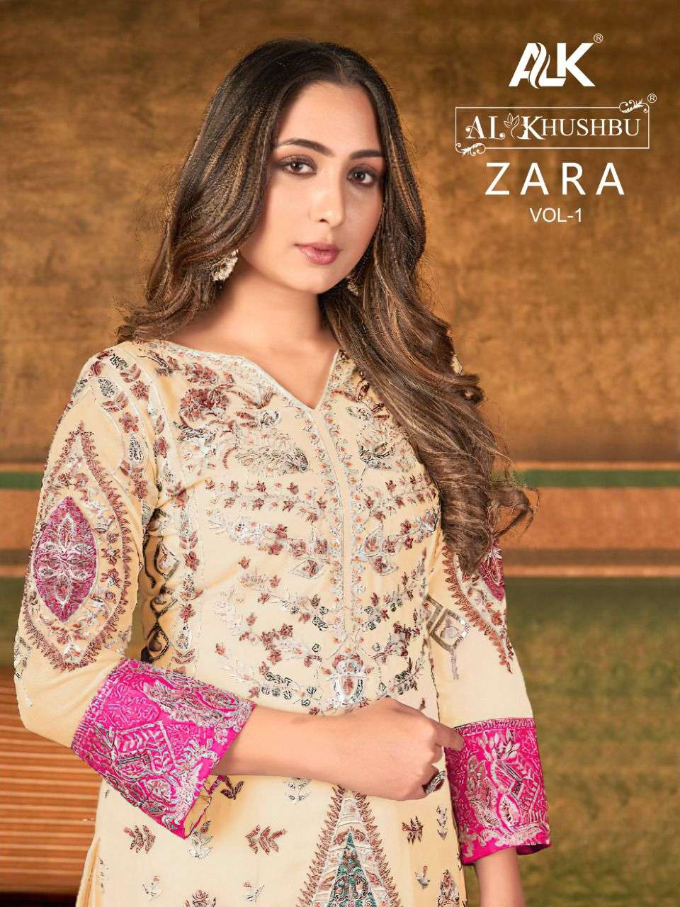 zara vol 1 by al khushbu georgette pakistani fancy suits