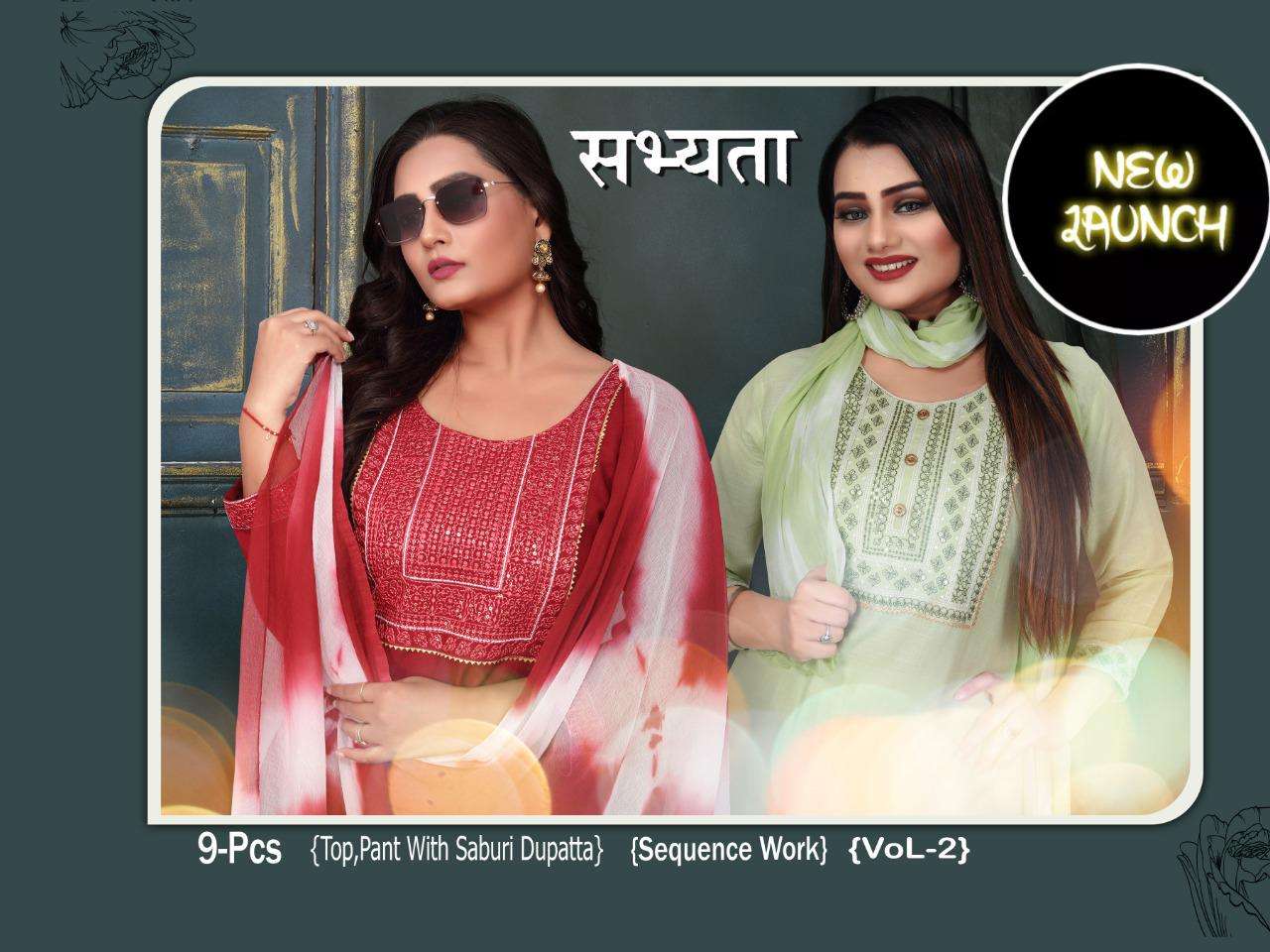 BEAUTY QUEEN SABHAYTA Heavy Rayon Slub READYMADE SUIT CATALOG WHOELSALER BEST RATE