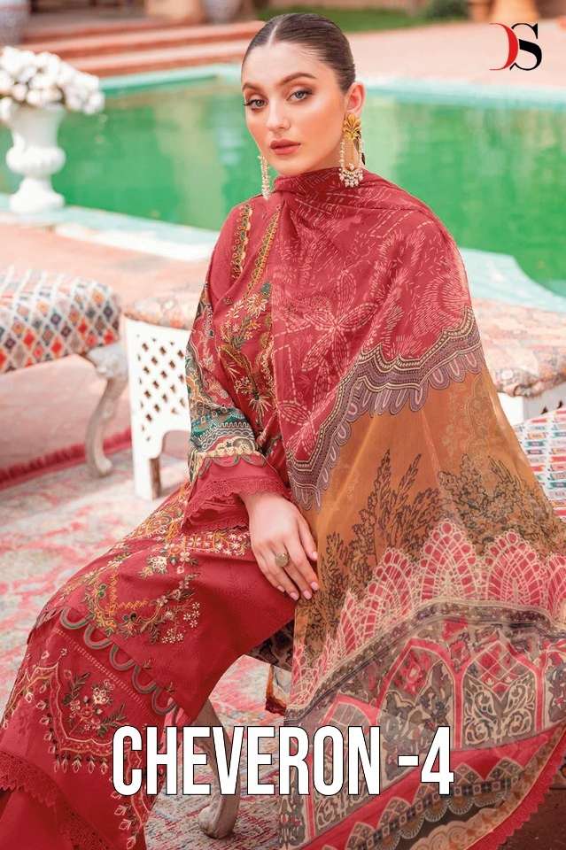 cheveron vol 4 by deepsy pure cotton pakistani designer dresses