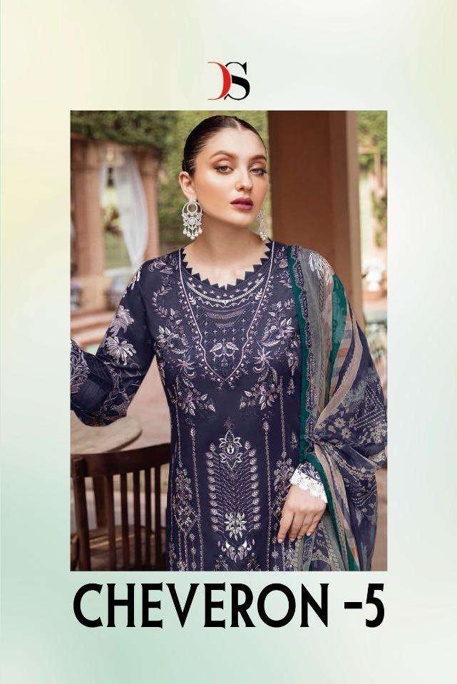 deepsy cheveron vol 5 cotton work pakistani dress materials