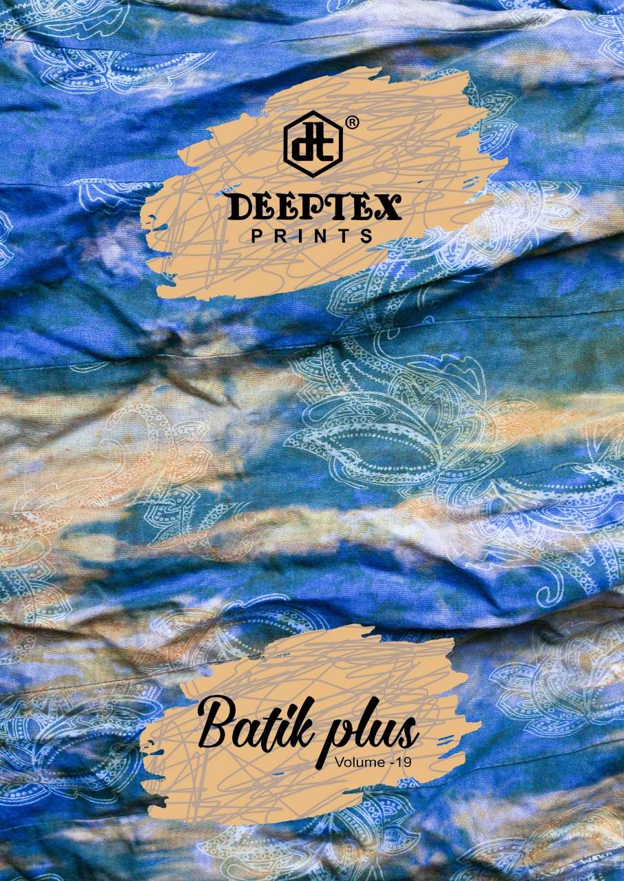 deeptex batik plus vol 19 unstitched cotton suits wholesale 