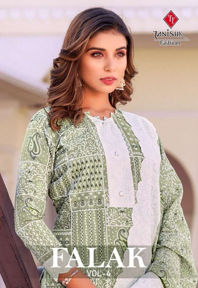 falak vol 4 by tanishk cotton printed daily wear dress materials