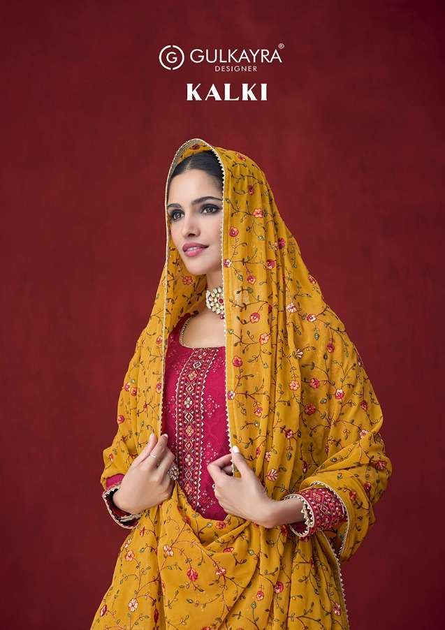 gulkayra present kalki georgette ethnic stylish fancy suit wholesaler