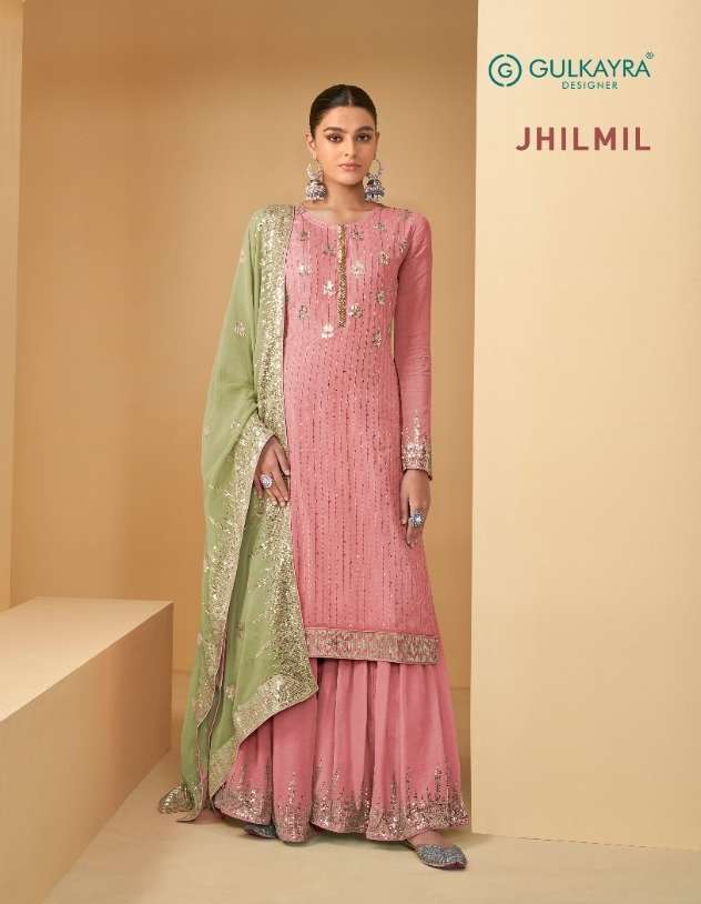 jhilmil by gulkayra designer georgette readymade dresses wholesaler