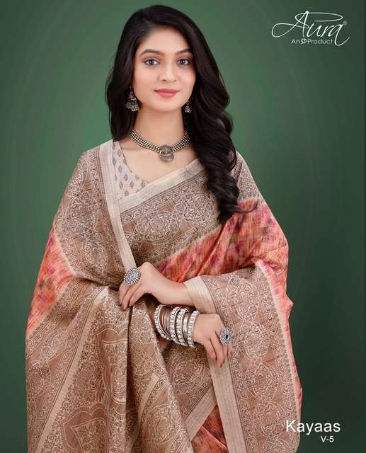 kayaas vol 5 by aura classy look fancy sarees