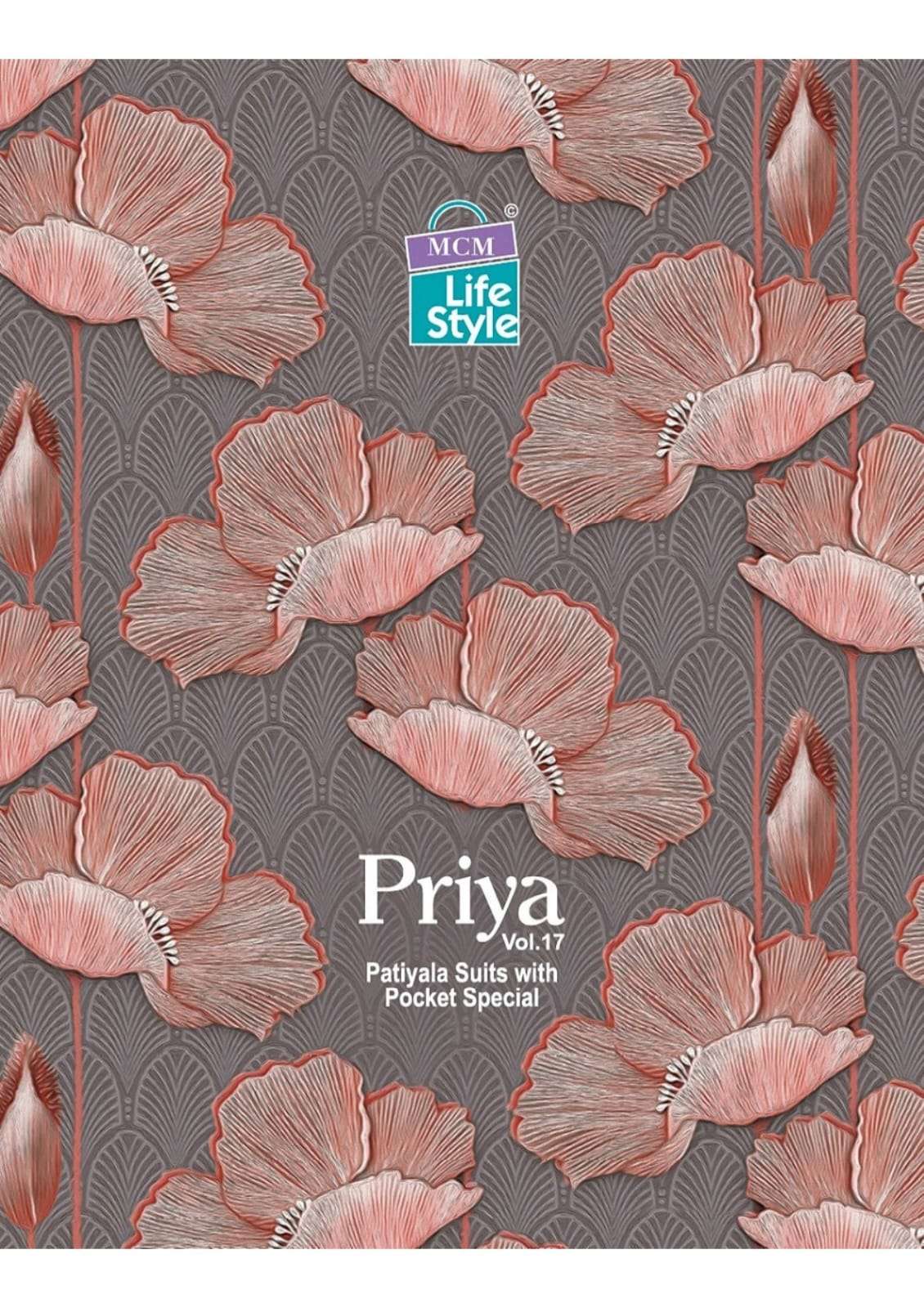 mcm priya vol 17 cotton unstitched dress materials at great price 