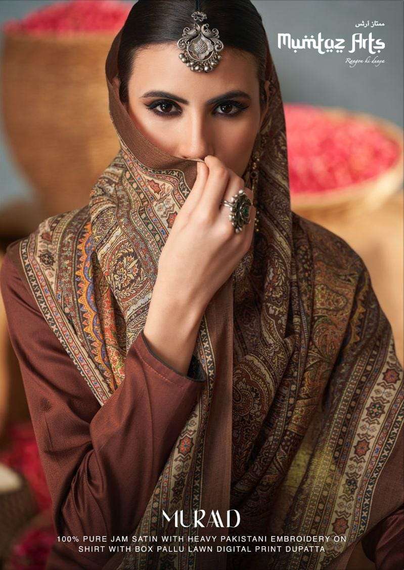 mumtaz arts muraad jam satin pakistani dresses wholesaler