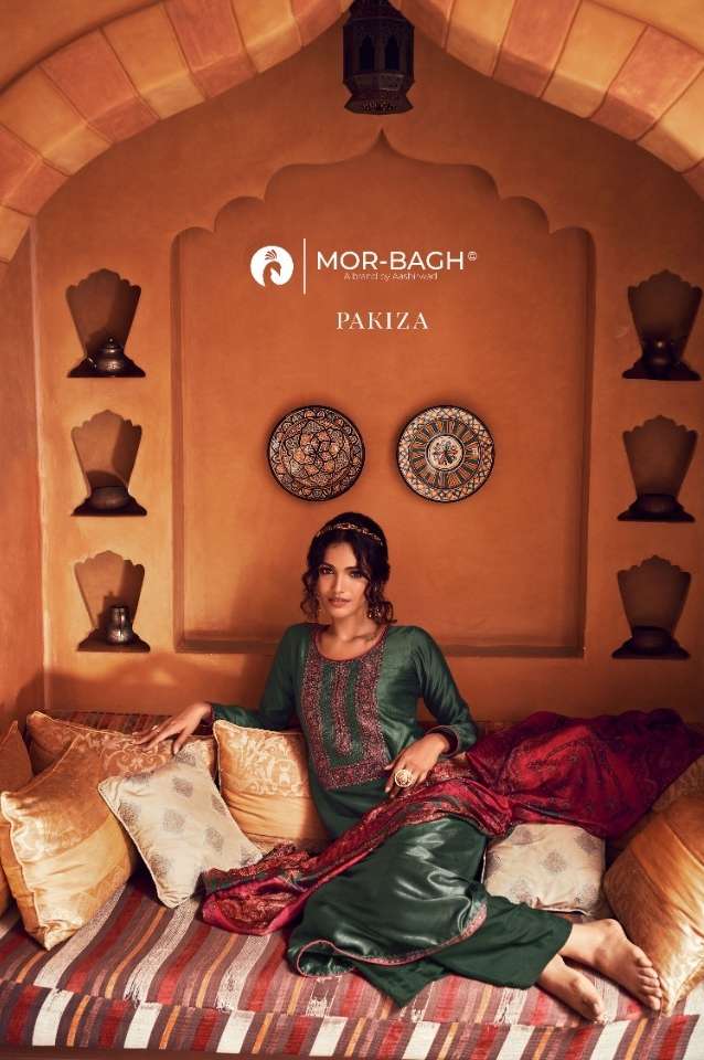 pakiza by aashirwad mor bagh silk beautiful fancy dresses collection