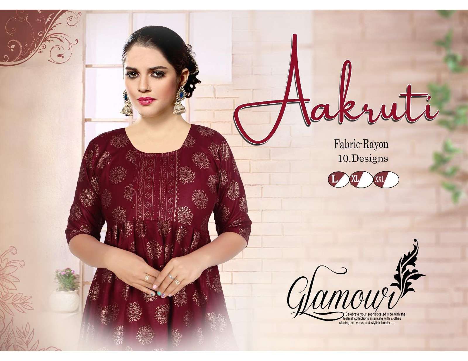 PLATINUM AKRUTI Reyon KURTI CATALOG WHOLESALER BEST RATE