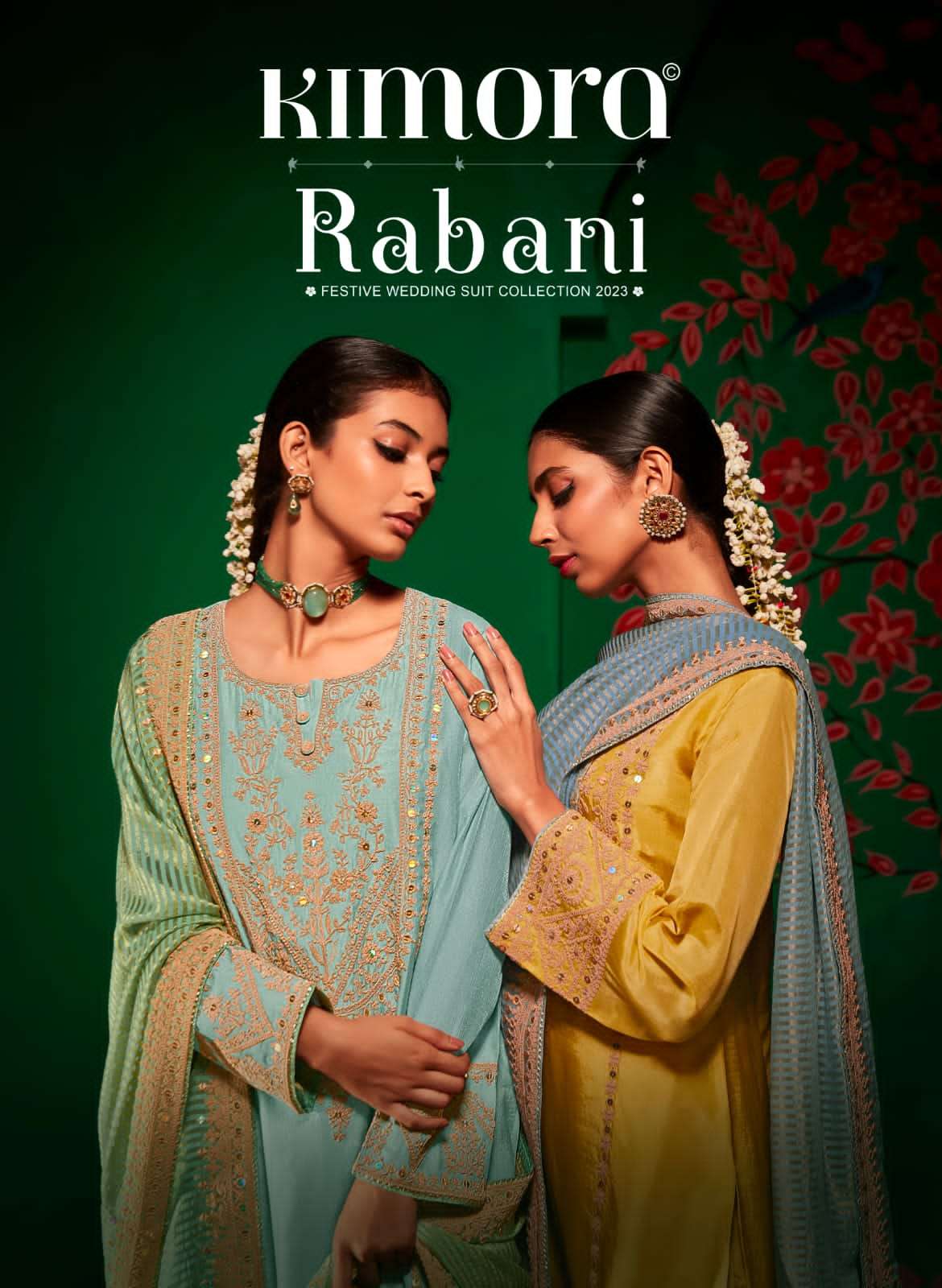 rabani by kimora silk classy look festive wear fancy suit wholesaler