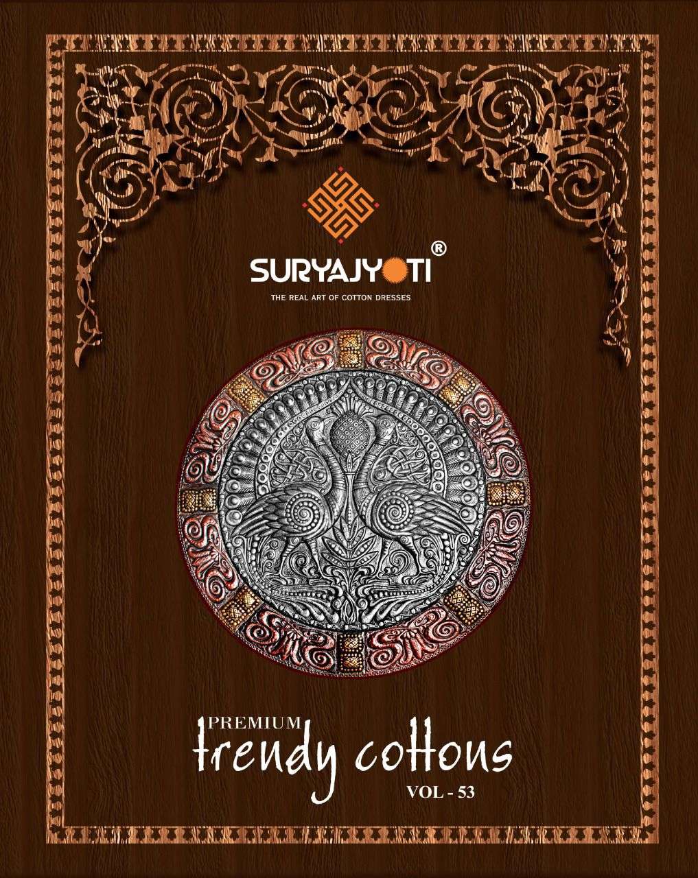 suryajyoti trendy cotton vol 53 fully stitched cotton chudidar dress wholesale rate 