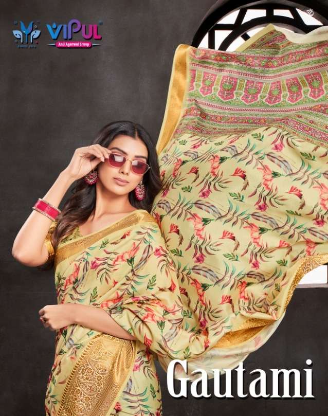 vipul fashion surat gautami soft silk saree at best rate 