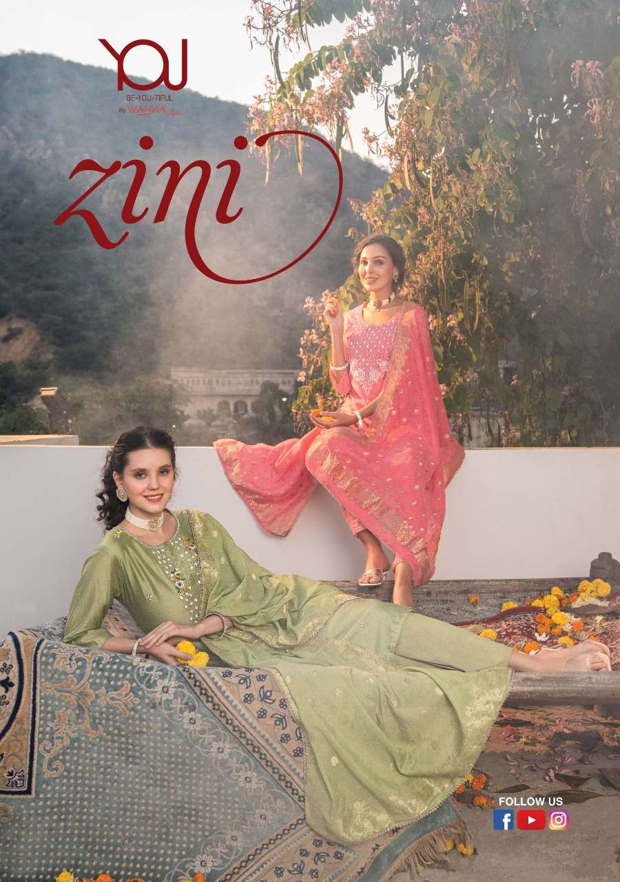 zini by wanna silk chanderi readymade 3 piece salwar kameez