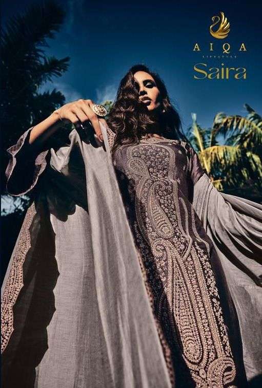 aiqa saira silk ladies suits wholesale 