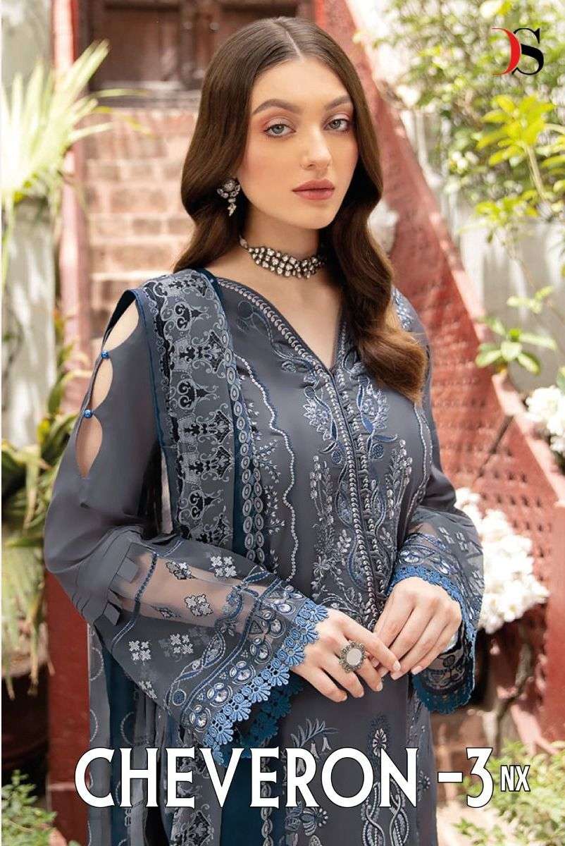 deepsy suit cheveron lawn 3 nx cotton pakistani dresses