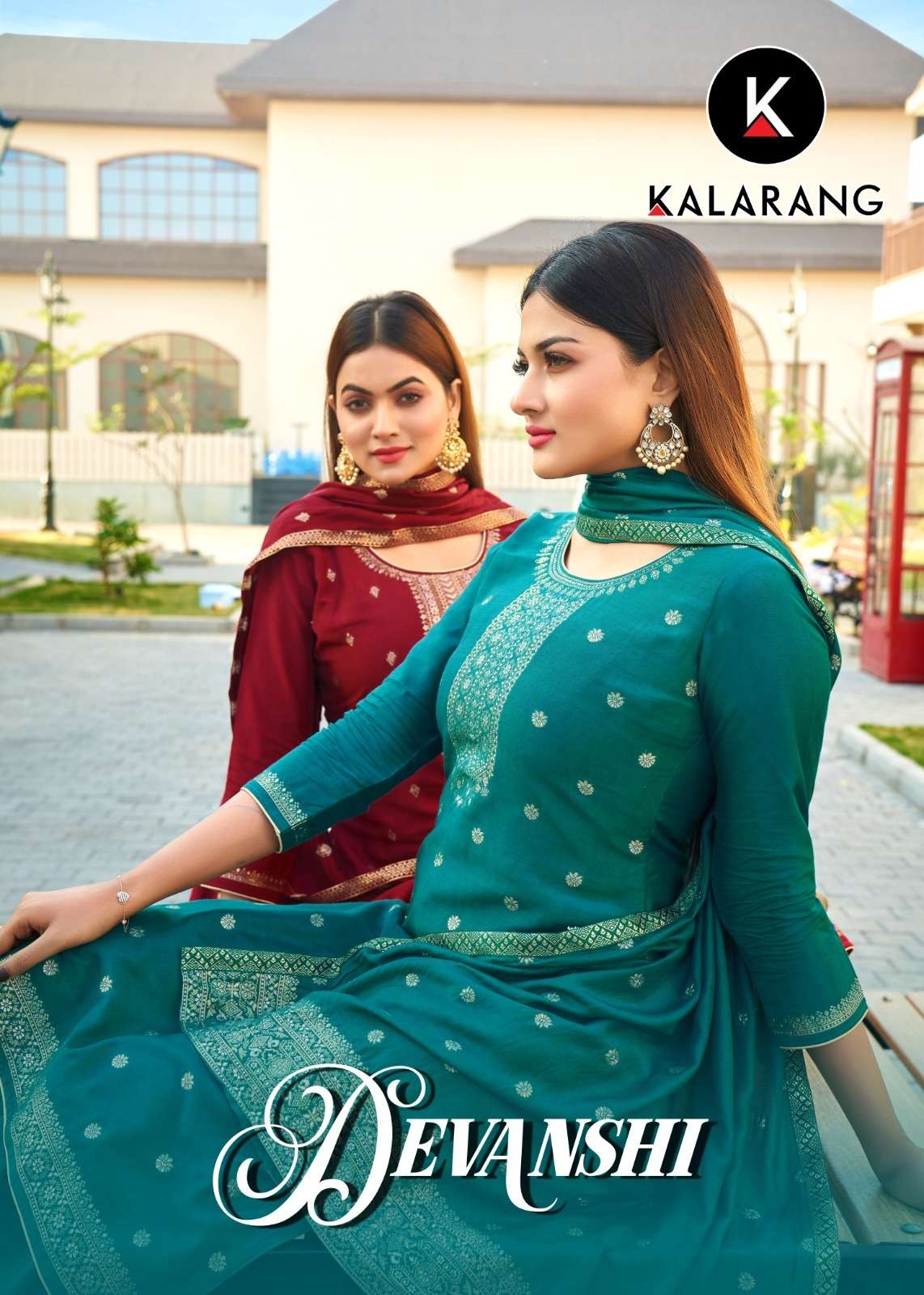 devanshi by kalarang muslin dola jacquard designer salwar kameez