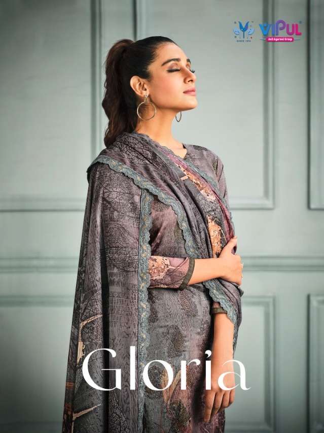 gloria by vipul chinon designer fancy salwar kameez