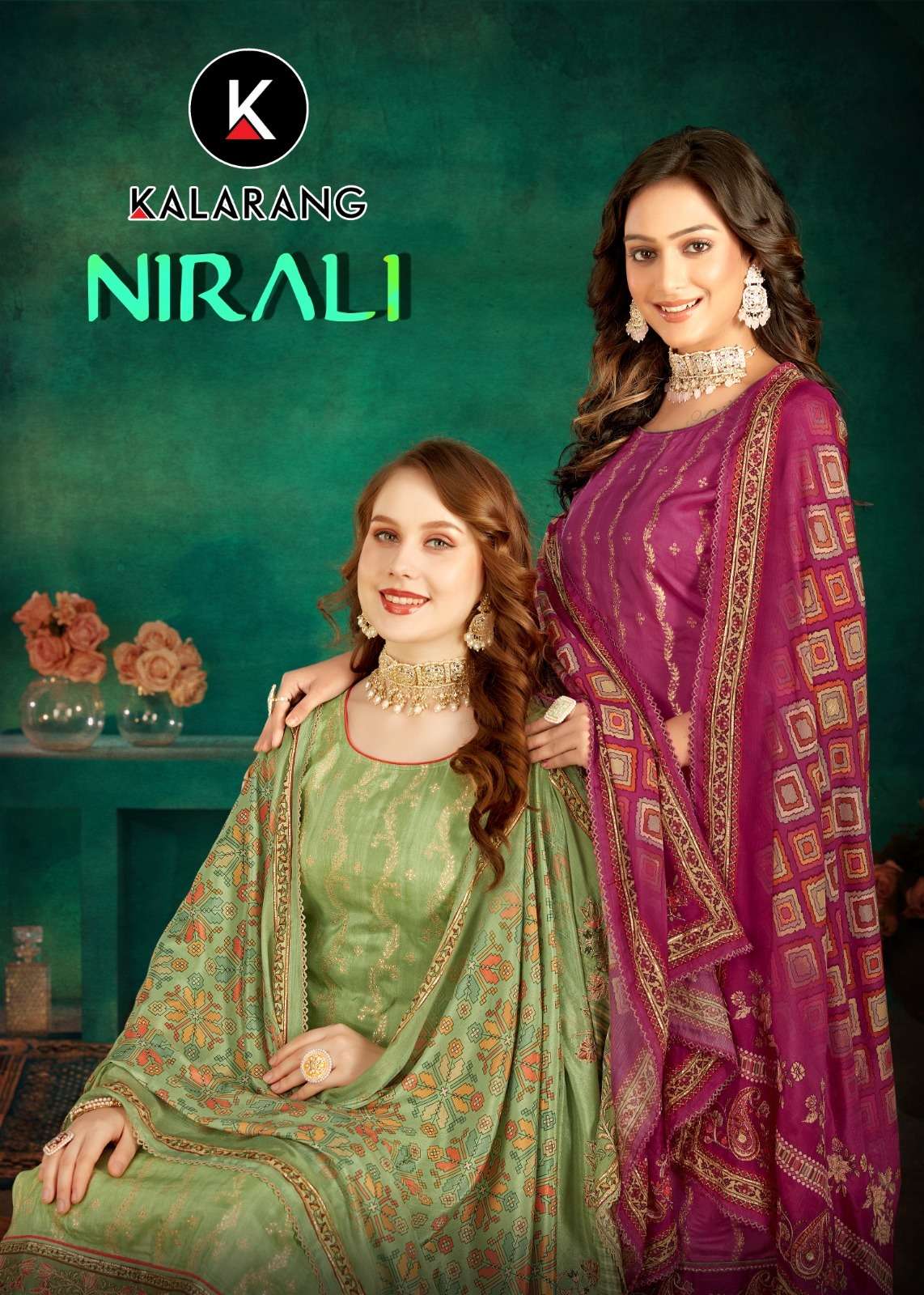 kalarang nirali dola jacquard classy beautiful salwar kameez