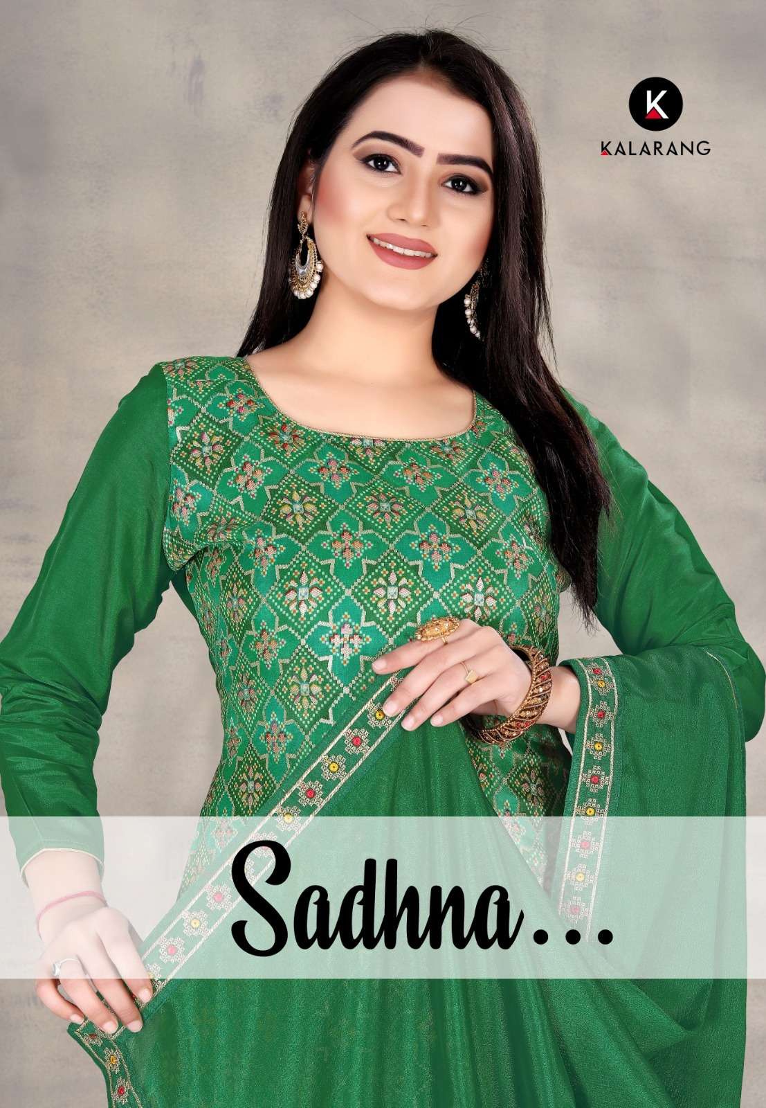 kalarang sadhana dola jacquard digital printed fancy suits