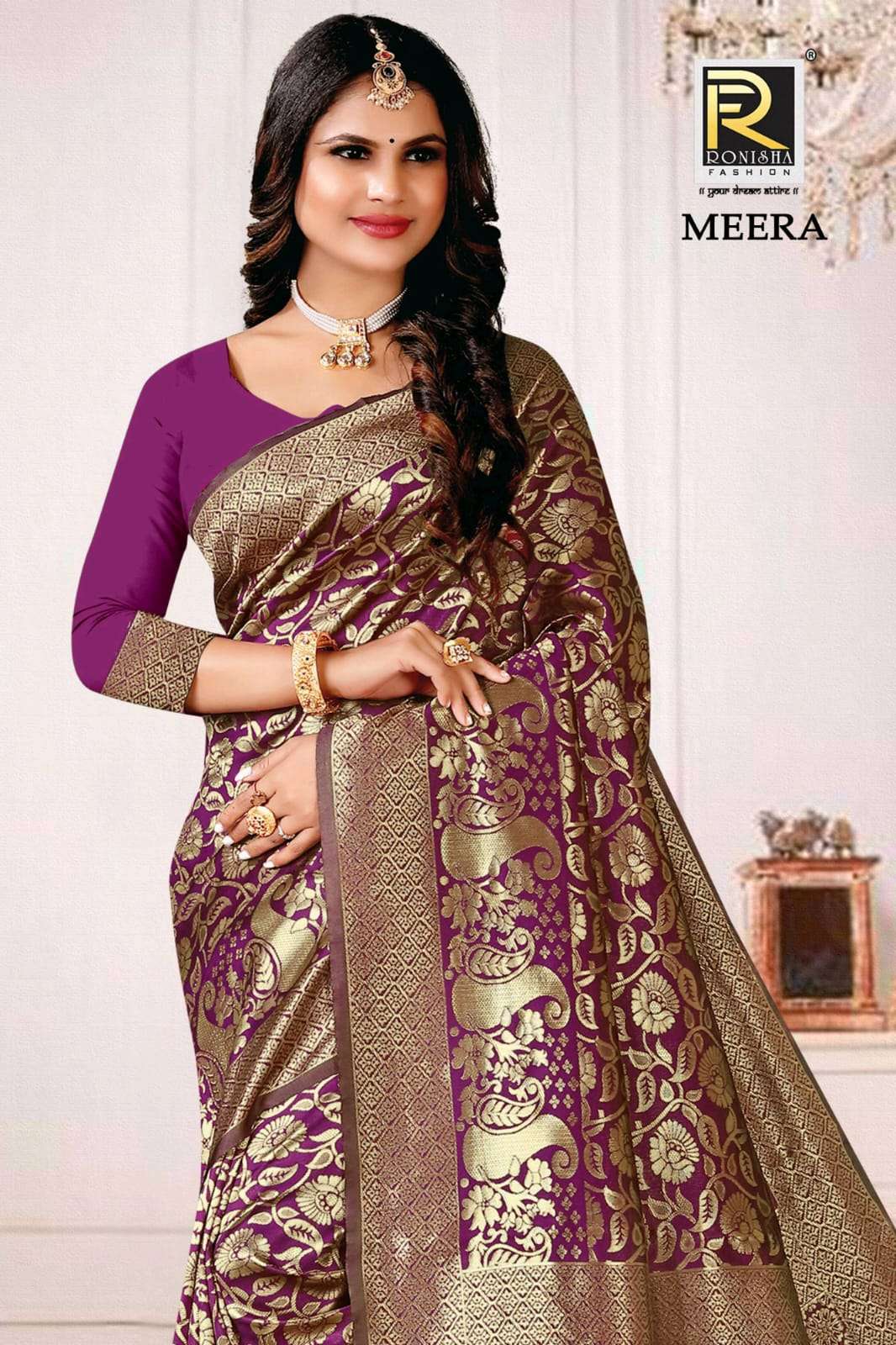 Meera by ranjna saree ethnik wear silk saree amazing Collection 