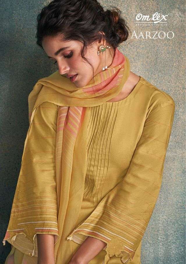 omtex aarzoo cotton satin digital printed ladies suits