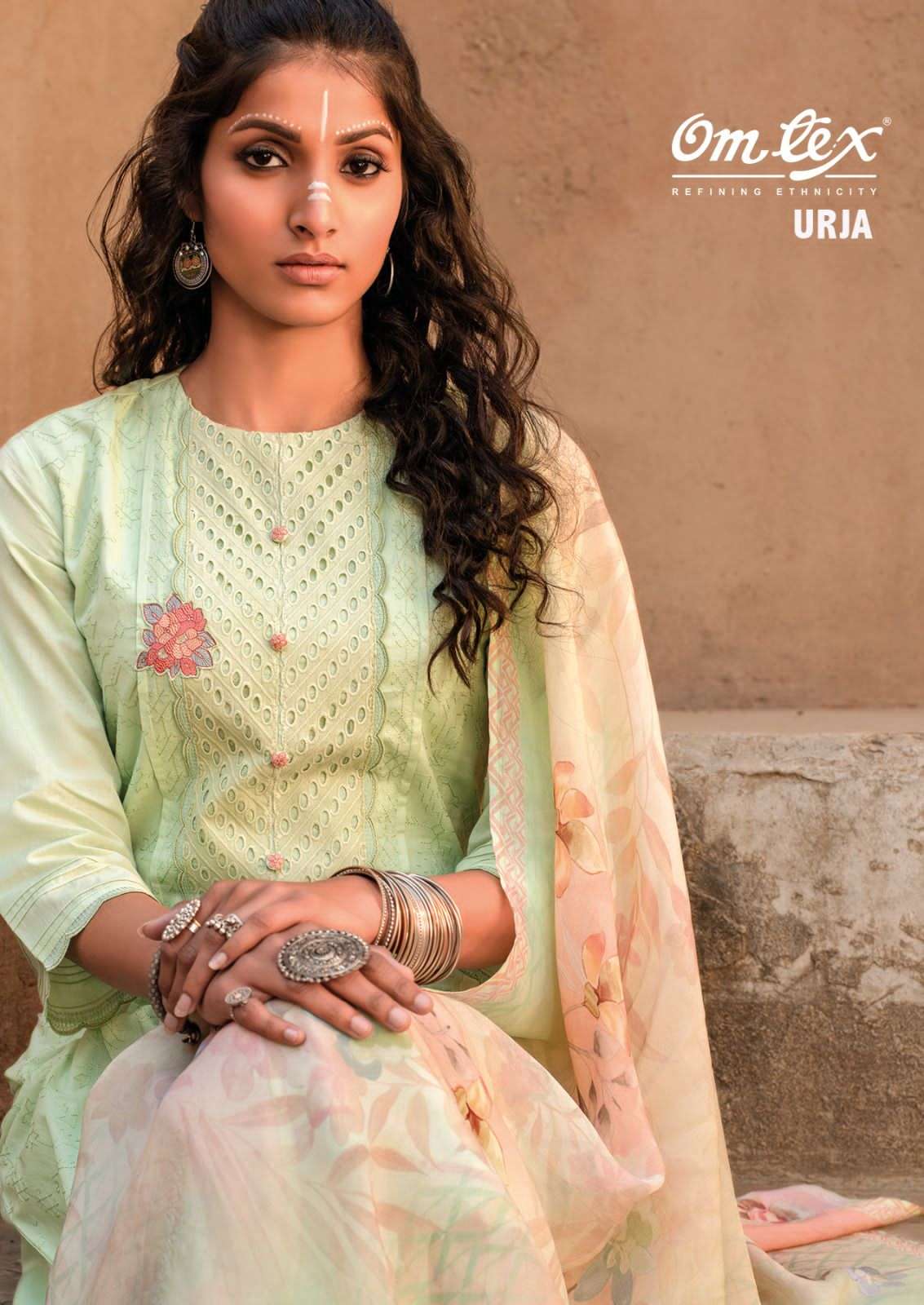 omtex urja lawn cotton printed suits wholesaler 