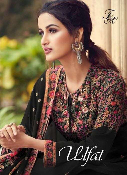 T & M Designer ulfat silk digital printed fancy salwar kameez