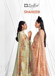 zulfat designer shaheen cotton unstitched suits wholesale 