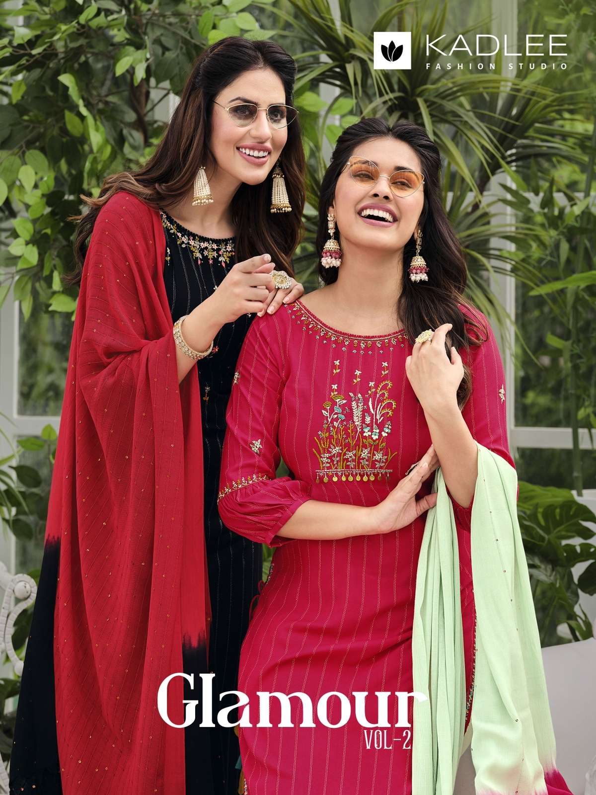 kadlee glamour vol 2 readymade rayon 3 piece salwar kameez