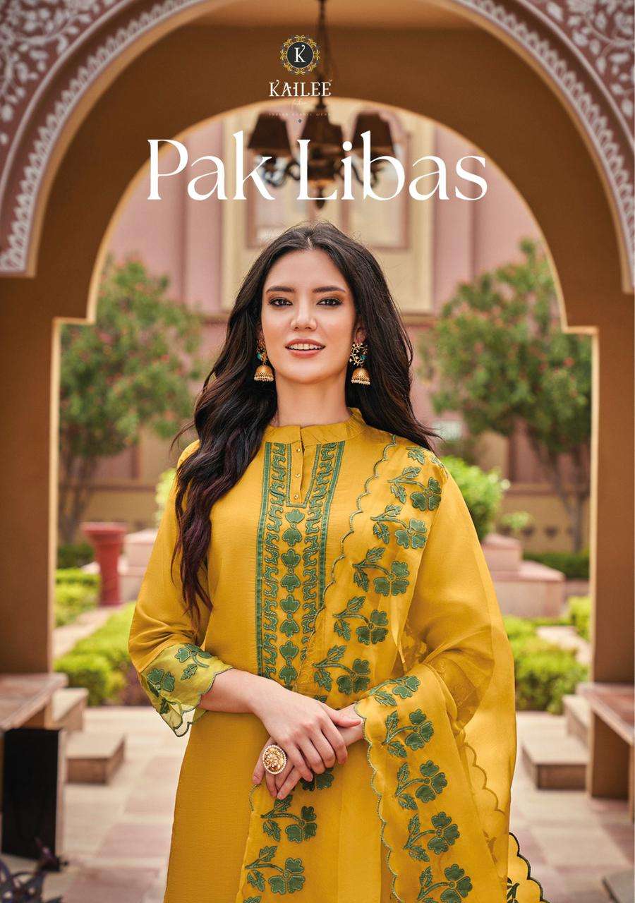 kailee fashion launched new catlouge pak libas pure silk readymade salwar kameez