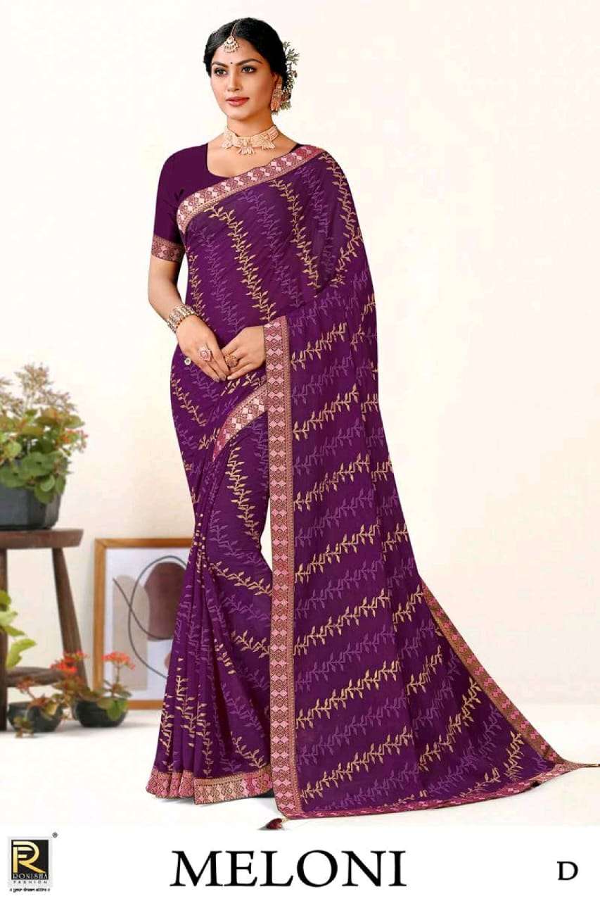 Meloni by ranjna saree pal print daily wear saree collection online shop 