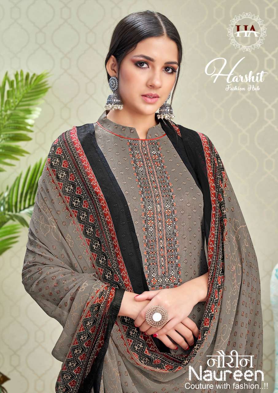 naureen harshit fashion hub by alok suit embroidery work unstitched salwar kameez