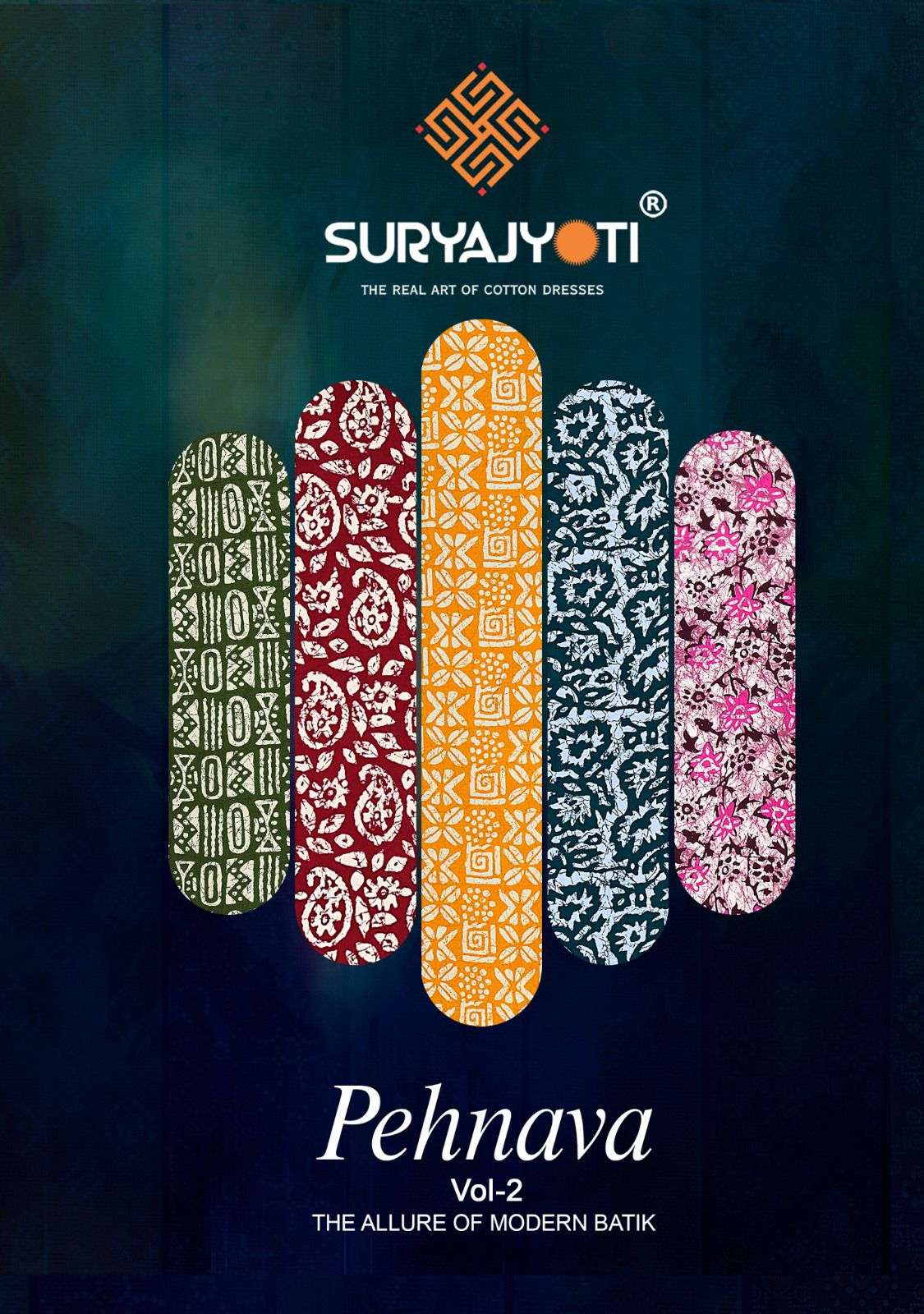 pehnava vol 2 by suryajyoti readymade camric cotton salwar kameez