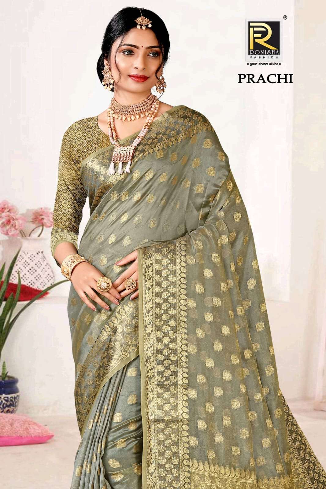 Prachi by ranjna saree Banarasi silk beautiful collecton online shop 