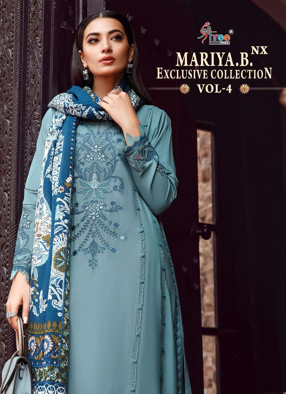 shree fabs maria b exclusive collection vol-4 nx latest pakistani salwar kameez