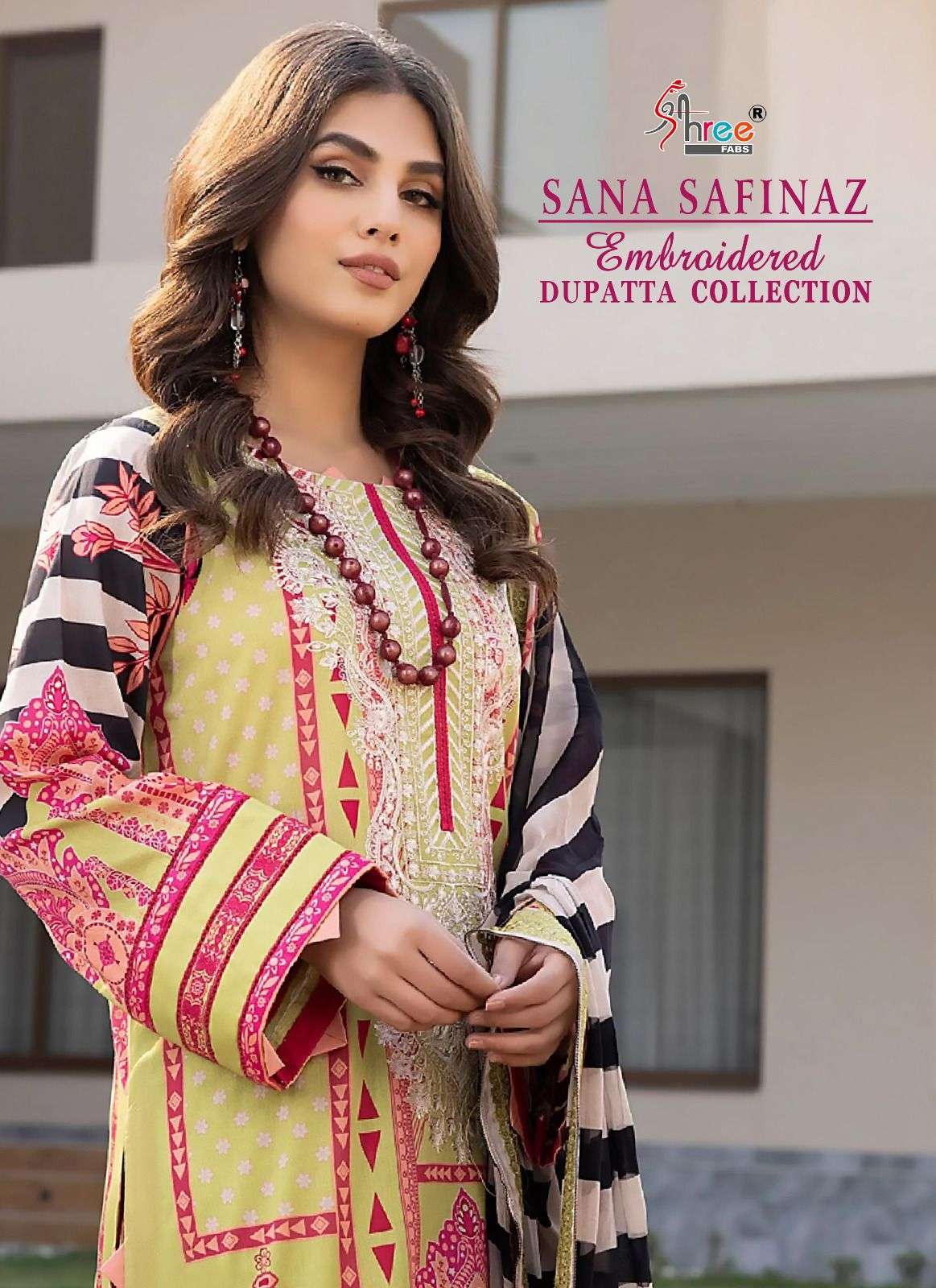 shree fabs sana safinaz embroidered dupatta collection cotton pakistani dresses