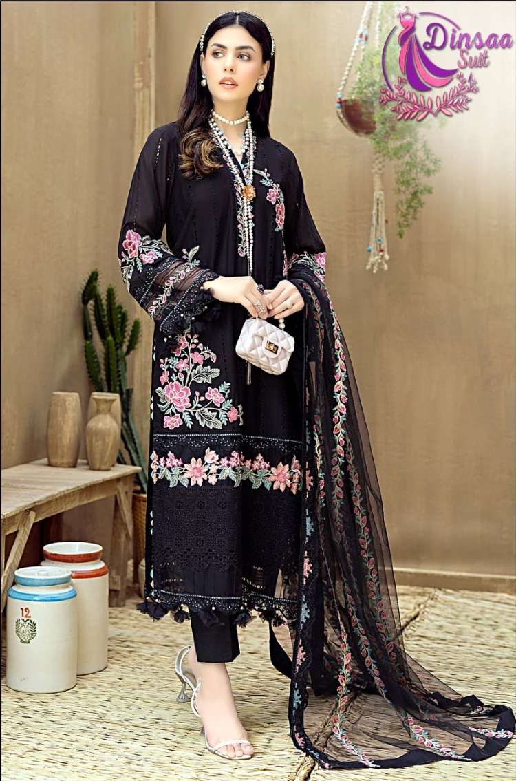 adans libas vol 1 by dinsaa suit heavy embroidered pakistani style salwar kameez collecton 