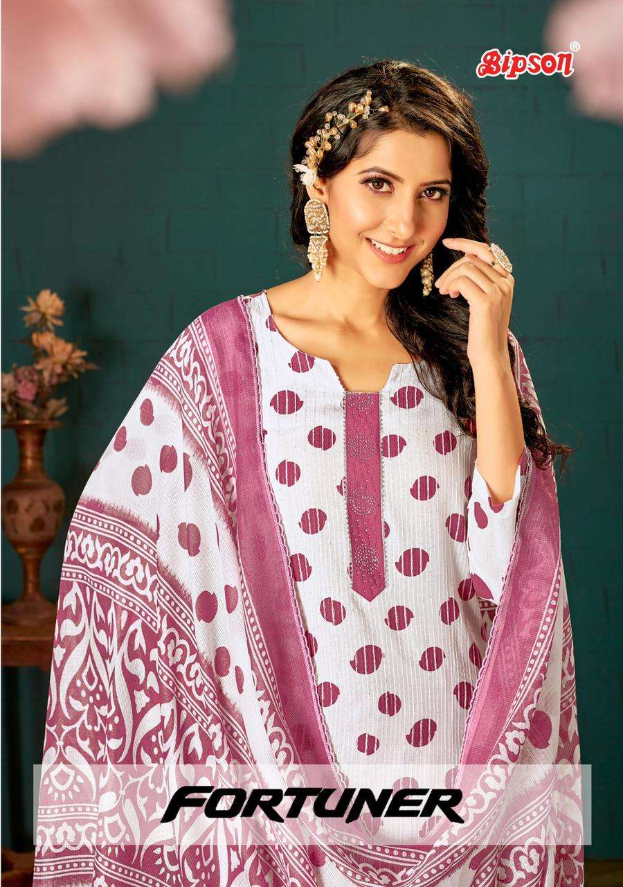 bipson fortuner 2107-2108 adorable print casual wear salwar suit wholesaler