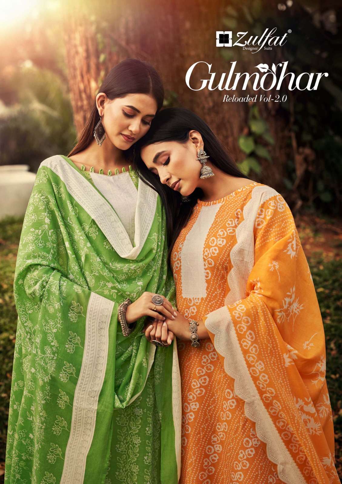 gulmohar reloaded vol 2 by zulfat cotton print salwar suit