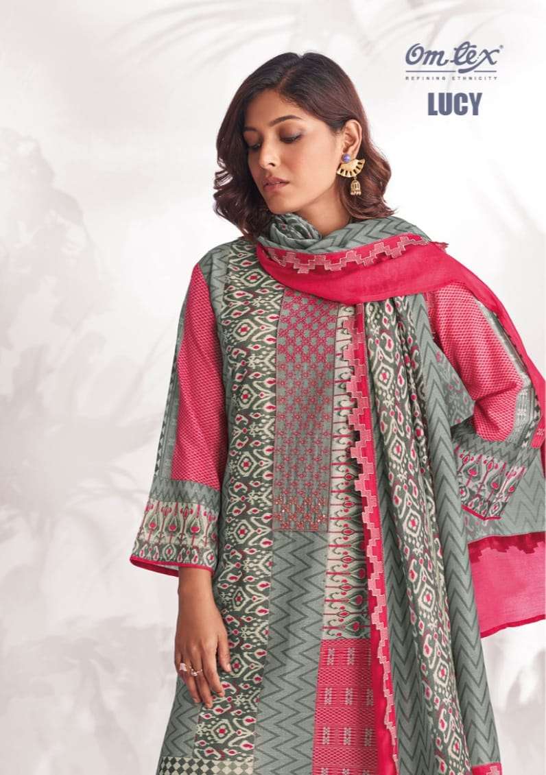 lucy by omtex lawn cotton summer wear exclusive salwar kameez