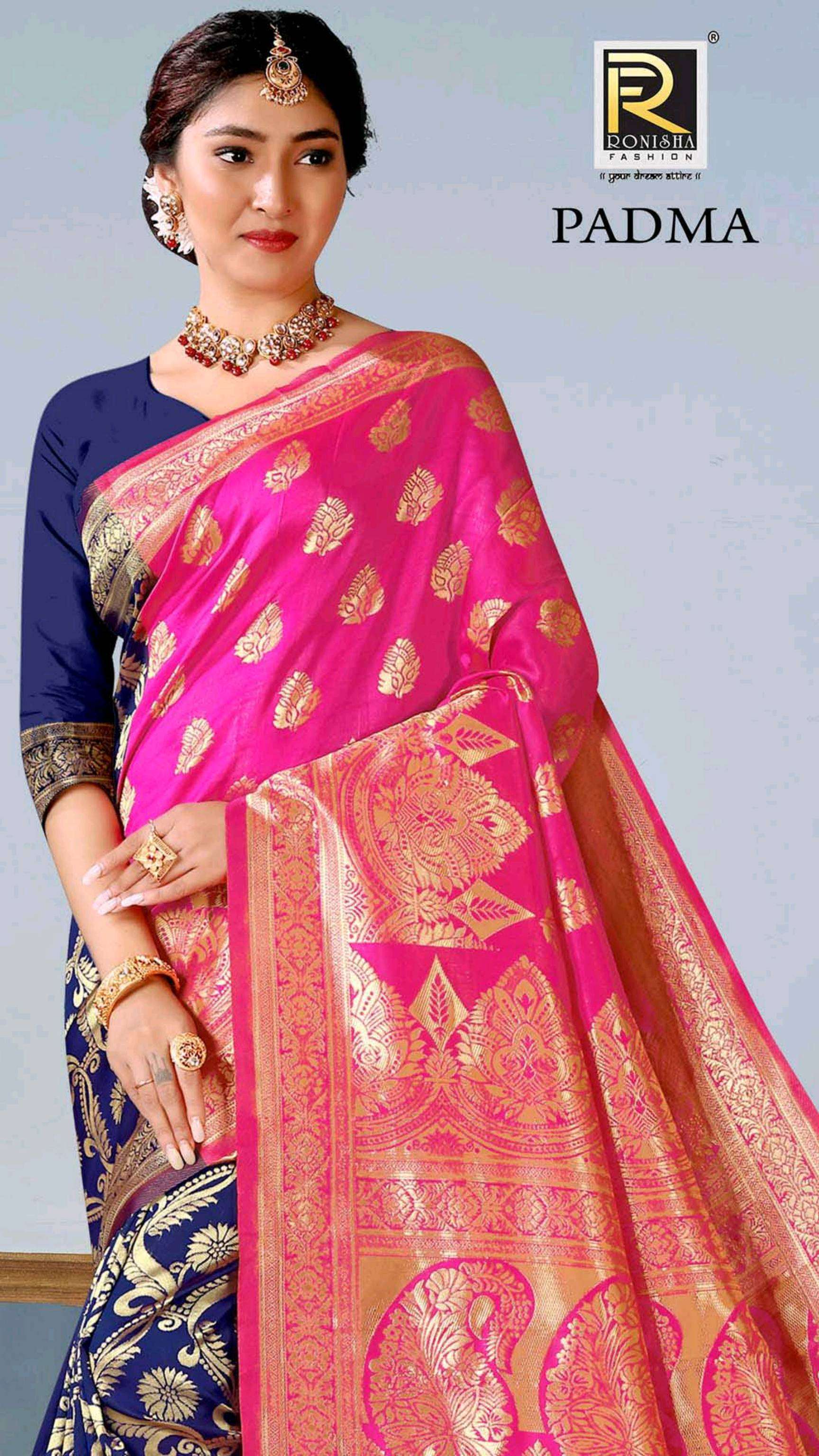 Padma by ranjna saree casual wear silk saree collection 