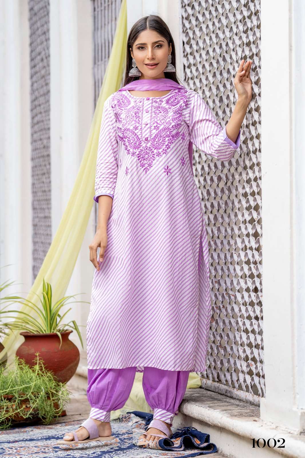 psyna 1002 readymade designer salwar kameez combo set