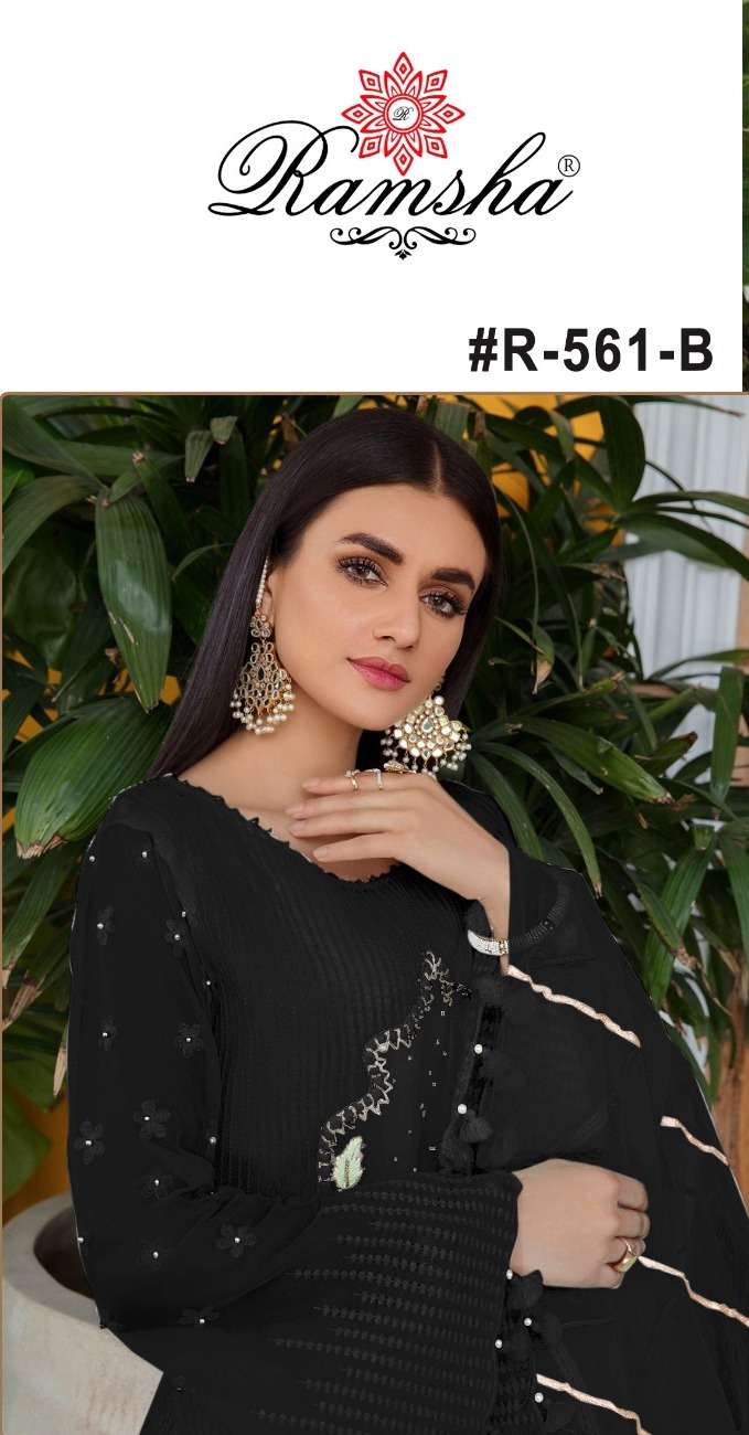 ramsha 561 designer pakistani suit 