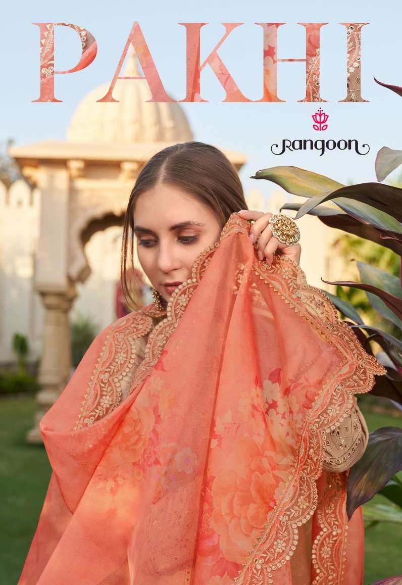 rangoon presnt pakhi exclusive fancy work salwar suit collection