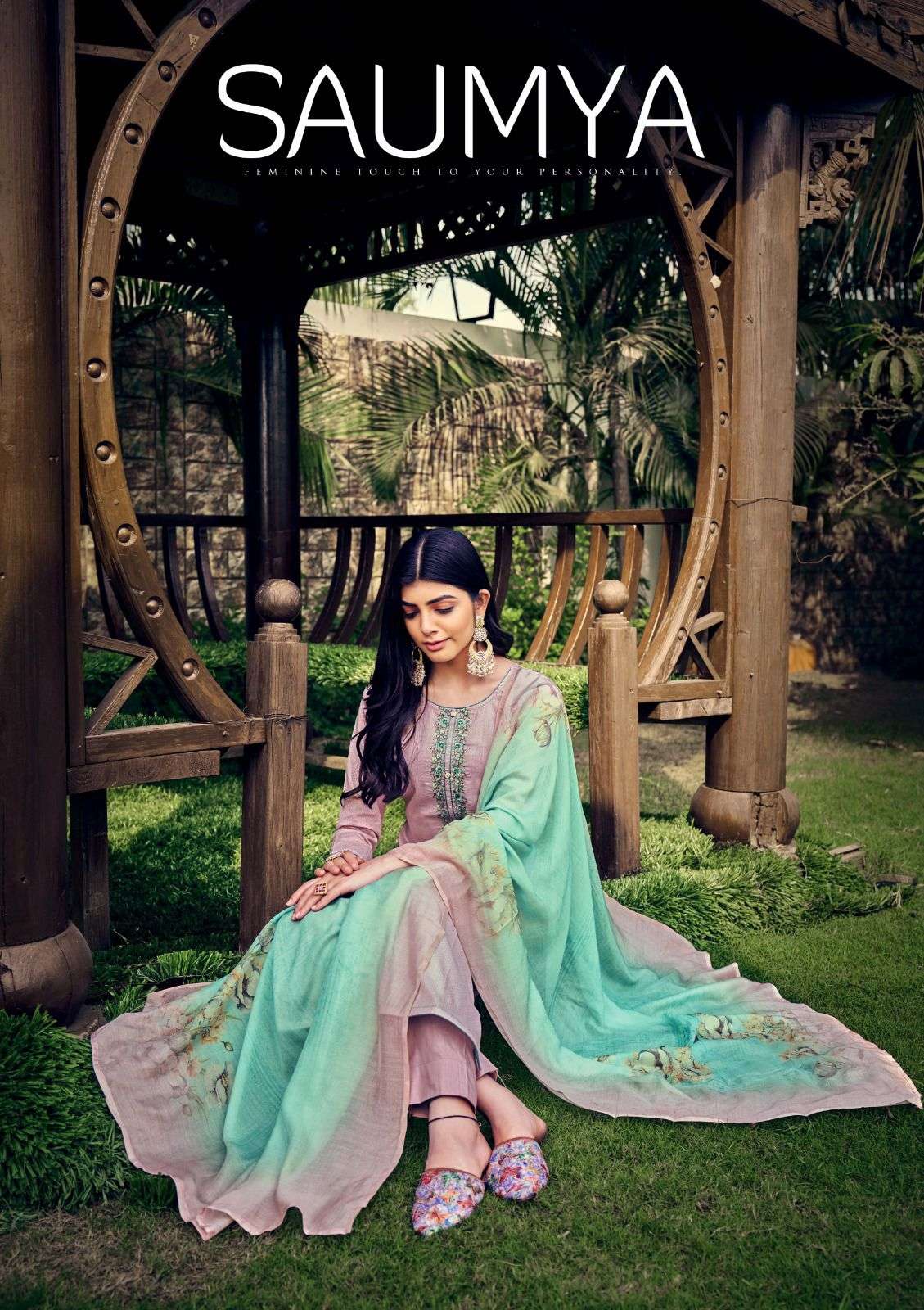 saumya by sargam premium collection of pakistani suit