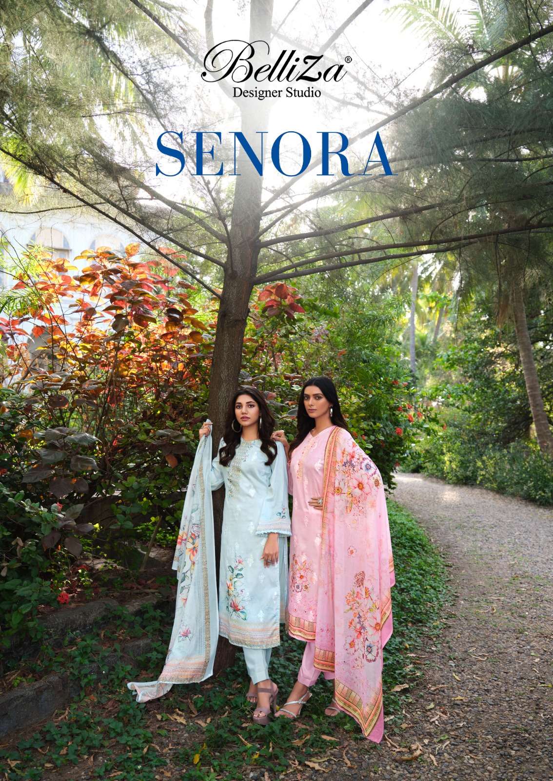 senora by belliza digital fancy pakistani suit wholesaler 