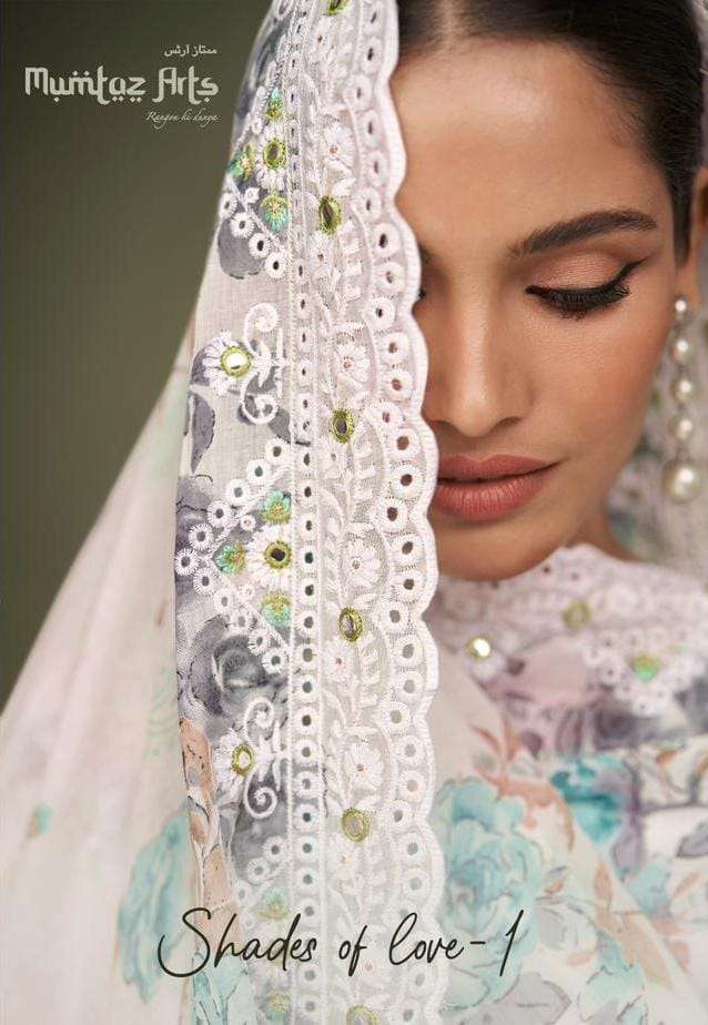 shades of love vol 1 by mumtaz arts designer pakistani suit collection