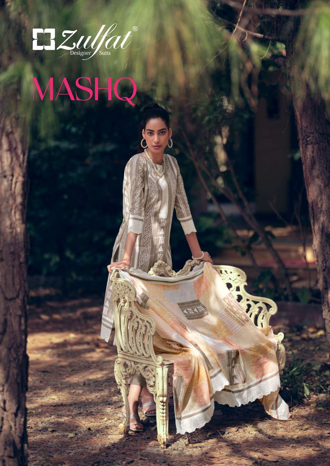 zulfat present mashq exclusive designer print salwar kameez wholesale rate 