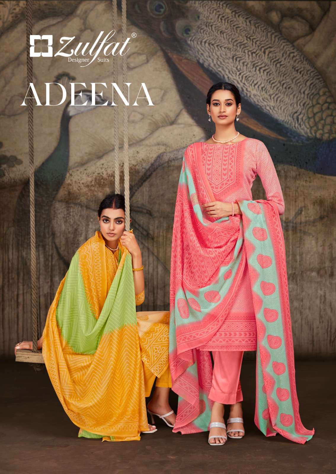 adeena by zulfat exclusive designer fantastic salwar kameez collection 