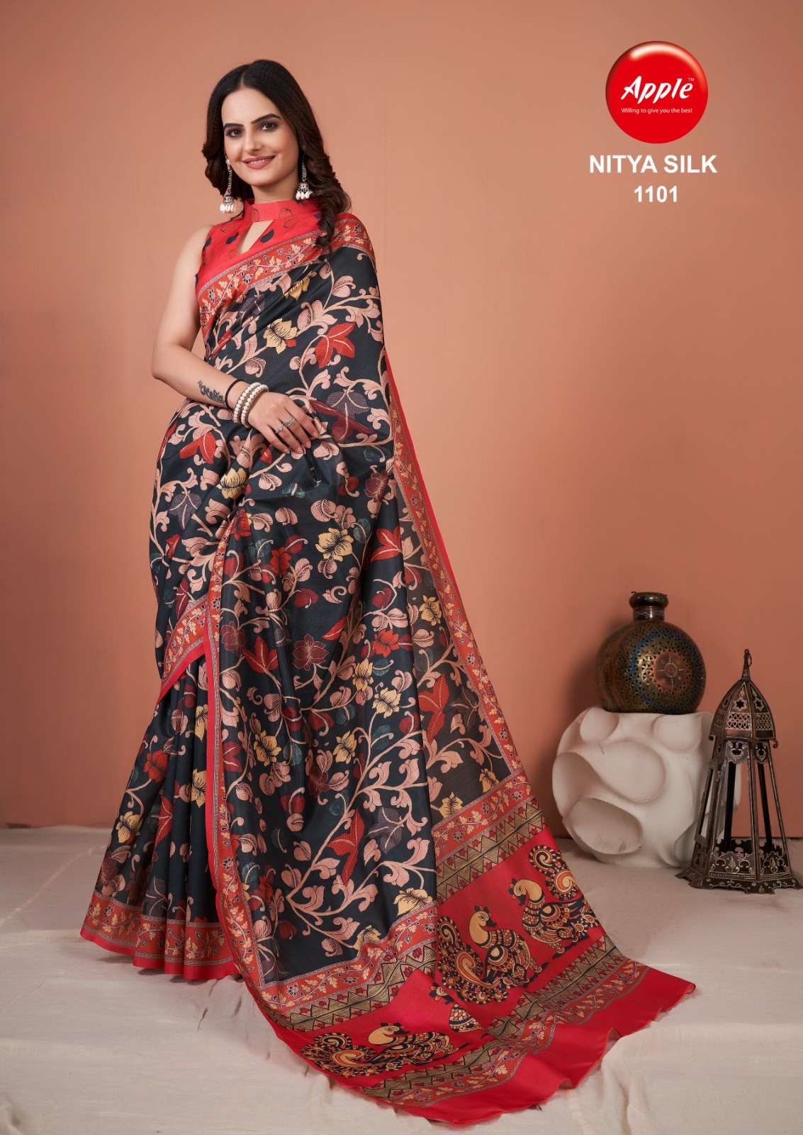 apple nitya silk vol 11 designer function wear saree collection 